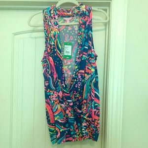 NWT Lilly Pulitzer Heron Top, Beach Loot